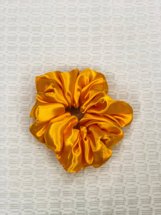 Silk Scrunchie - Mustard