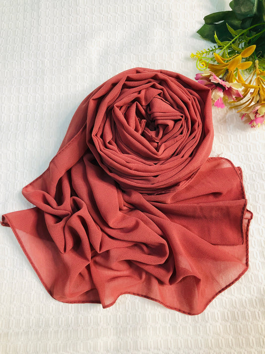 Shiffon Hijab - Peachy Pink