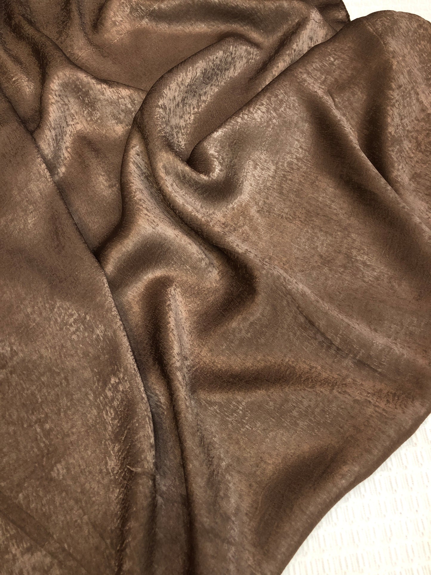 Velvet Silk Hijab - Beige
