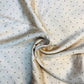 Studded Silk Hijab - Cream (Black Stud)