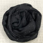 Studded Silk Hijab - Black (Black Stud)
