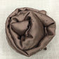 Studded Silk Hijab - Brown (Black Stud)