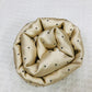 Studded Silk Hijab - beige (Black Stud)