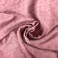 Studded Silk Hijab - Tea pink (Black Stud)