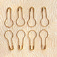 Coil less Hijab     Safety pins  Golden